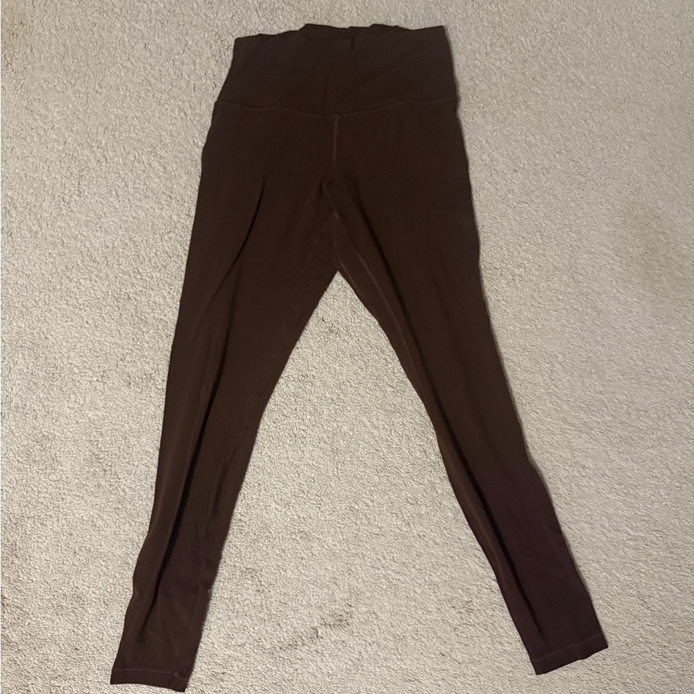 LuluLemon Brown High-Waisted Leggings